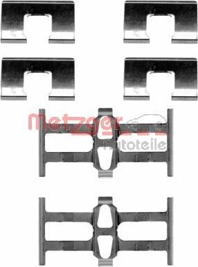 Metzger 109-1118 - Kit accessori, Pastiglia freno autozon.pro