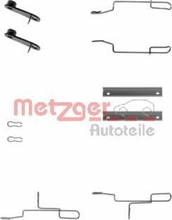 Metzger 109-1188 - Kit accessori, Pastiglia freno autozon.pro