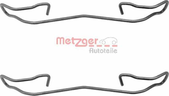 Metzger 109-1187 - Kit accessori, Pastiglia freno autozon.pro