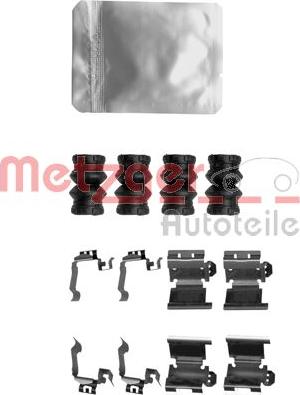 Metzger 109-1897 - Kit accessori, Pastiglia freno autozon.pro