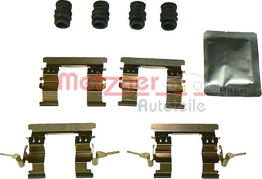 Metzger 109-1853 - Kit accessori, Pastiglia freno autozon.pro