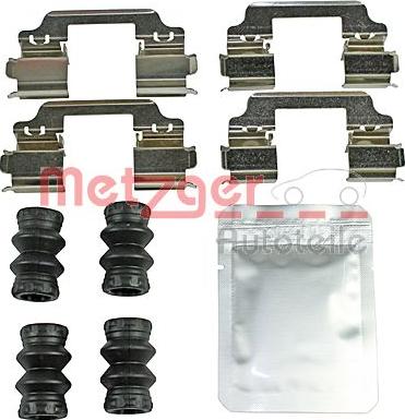 Metzger 109-1861 - Kit accessori, Pastiglia freno autozon.pro