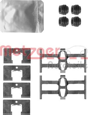 Metzger 109-1863 - Kit accessori, Pastiglia freno autozon.pro