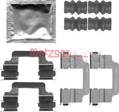 Metzger 109-1806 - Kit accessori, Pastiglia freno autozon.pro