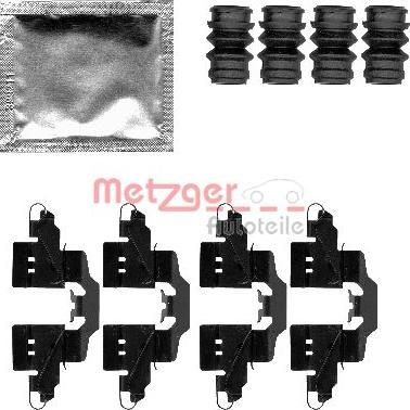 Metzger 109-1808 - Kit accessori, Pastiglia freno autozon.pro