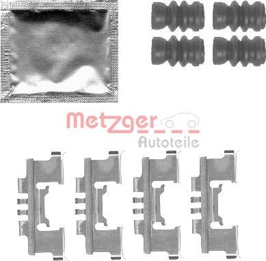 Metzger 109-1812 - Kit accessori, Pastiglia freno autozon.pro