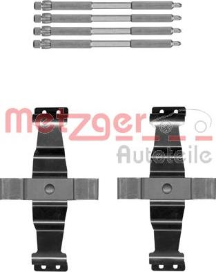 Metzger 109-1886 - Kit accessori, Pastiglia freno autozon.pro