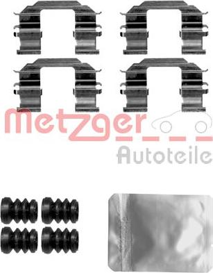 Metzger 109-1870 - Kit accessori, Pastiglia freno autozon.pro