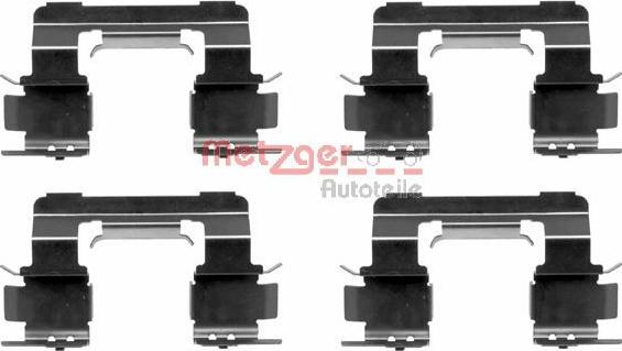 Metzger 109-1294 - Kit accessori, Pastiglia freno autozon.pro