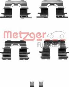 Metzger 109-1290 - Kit accessori, Pastiglia freno autozon.pro