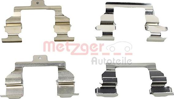 Metzger 109-1291 - Kit accessori, Pastiglia freno autozon.pro