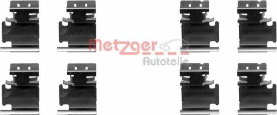 Metzger 109-1298 - Kit accessori, Pastiglia freno autozon.pro