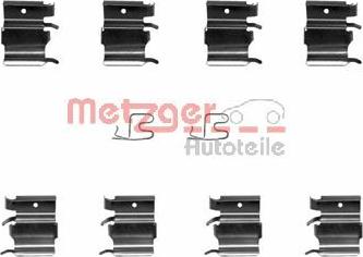 Metzger 109-1244 - Kit accessori, Pastiglia freno autozon.pro