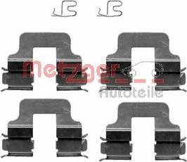 Metzger 109-1245 - Kit accessori, Pastiglia freno autozon.pro