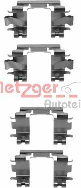 Metzger 109-1257 - Kit accessori, Pastiglia freno autozon.pro