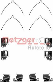 Metzger 109-1269 - Kit accessori, Pastiglia freno autozon.pro