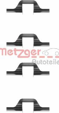 Metzger 109-1263 - Kit accessori, Pastiglia freno autozon.pro