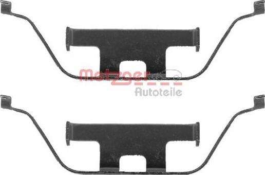 Metzger 109-1201 - Kit accessori, Pastiglia freno autozon.pro