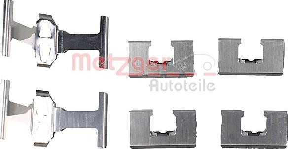 Metzger 109-1203 - Kit accessori, Pastiglia freno autozon.pro