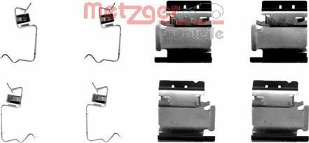 Metzger 109-1218 - Kit accessori, Pastiglia freno autozon.pro