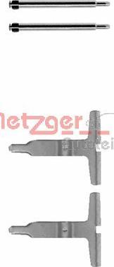 Metzger 109-1217 - Kit accessori, Pastiglia freno autozon.pro