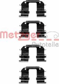 Metzger 109-1285 - Kit accessori, Pastiglia freno autozon.pro