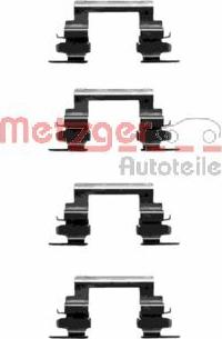 Metzger 109-1236 - Kit accessori, Pastiglia freno autozon.pro