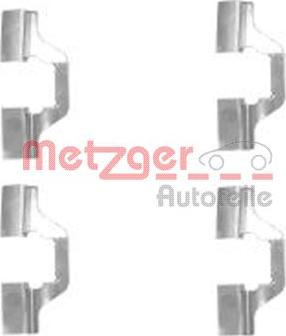 Metzger 109-1749 - Kit accessori, Pastiglia freno autozon.pro