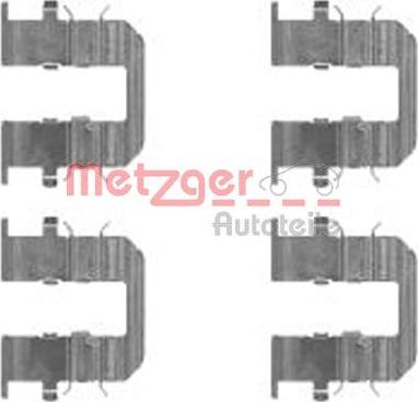 Metzger 109-1746 - Kit accessori, Pastiglia freno autozon.pro