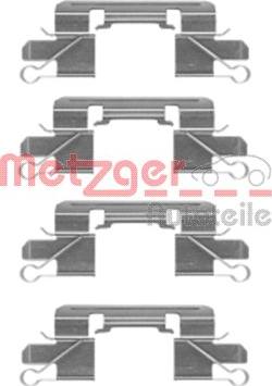 Metzger 109-1769 - Kit accessori, Pastiglia freno autozon.pro