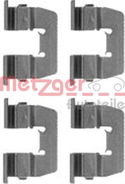 Metzger 109-1764 - Kit accessori, Pastiglia freno autozon.pro