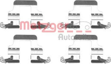 Metzger 109-1766 - Kit accessori, Pastiglia freno autozon.pro