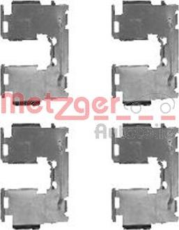 Metzger 109-1760 - Kit accessori, Pastiglia freno autozon.pro