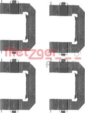 Metzger 109-1761 - Kit accessori, Pastiglia freno autozon.pro