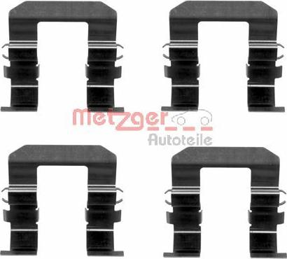 Metzger 109-1704 - Kit accessori, Pastiglia freno autozon.pro