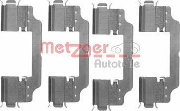 Metzger 109-1716 - Kit accessori, Pastiglia freno autozon.pro