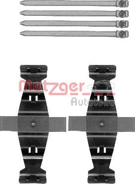 Metzger 109-1786 - Kit accessori, Pastiglia freno autozon.pro