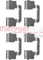 Metzger 109-1733 - Kit accessori, Pastiglia freno autozon.pro