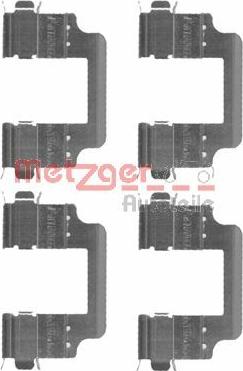 Metzger 109-1728 - Kit accessori, Pastiglia freno autozon.pro