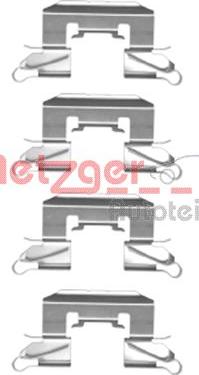 Metzger 109-1772 - Kit accessori, Pastiglia freno autozon.pro