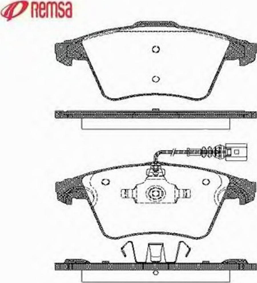 Metzger 104501 - Kit pastiglie freno, Freno a disco autozon.pro