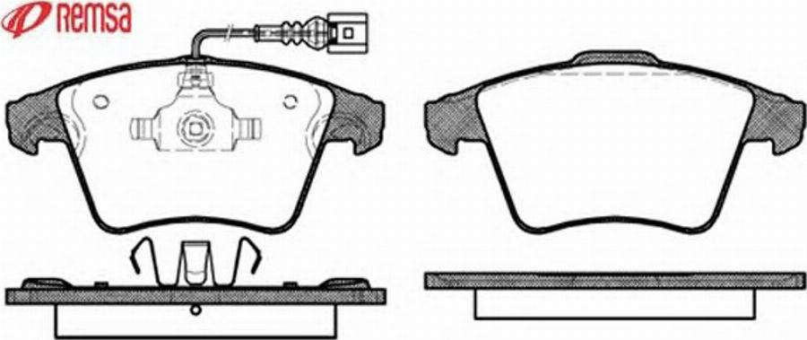 Metzger 104511B - Kit pastiglie freno, Freno a disco autozon.pro