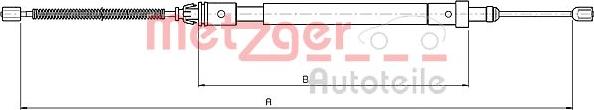 Metzger 10.4576 - Cavo comando, Freno stazionamento autozon.pro