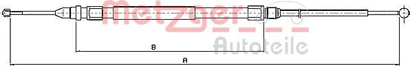 Metzger 10.4235 - Cavo comando, Freno stazionamento autozon.pro