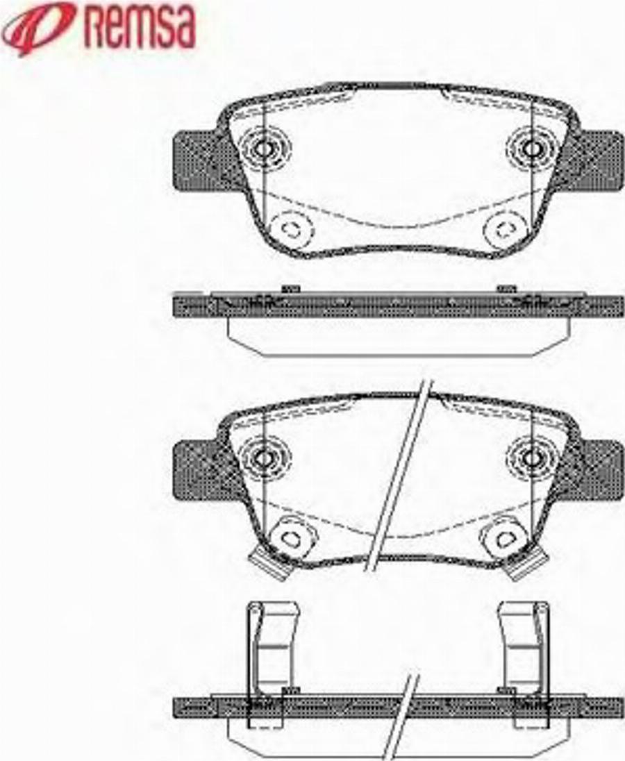 Metzger 104702 - Kit pastiglie freno, Freno a disco autozon.pro