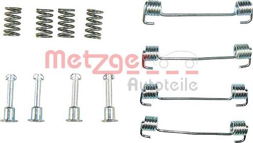 Metzger 105-0620 - Kit accessori, Ganasce freno stazionamento autozon.pro