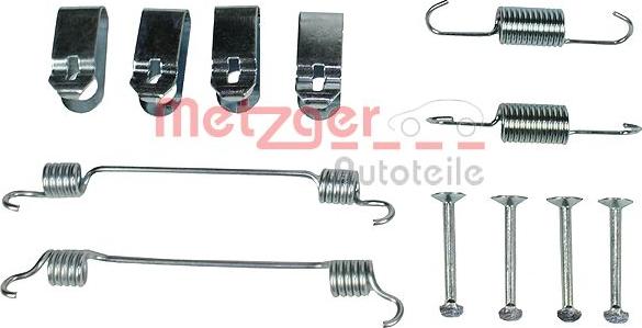 Metzger 105-0019 - Kit accessori, Ganasce freno stazionamento autozon.pro