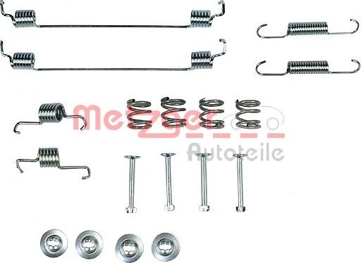 Metzger 105-0018 - Kit accessori, Ganasce freno autozon.pro