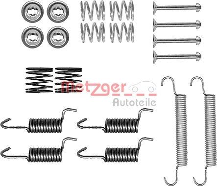 Metzger 105-0899 - Kit accessori, Ganasce freno stazionamento autozon.pro