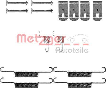 Metzger 105-0895 - Kit accessori, Ganasce freno stazionamento autozon.pro